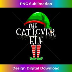 cat lover elf group matching family christmas gift mom dad - edgy sublimation digital file - elevate your style with intricate details