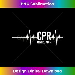 cpr aed instructor heartbeat - innovative png sublimation design - channel your creative rebel