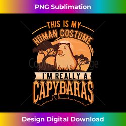 capybara human costume halloween capybara long sleeve - deluxe png sublimation download - reimagine your sublimation pieces