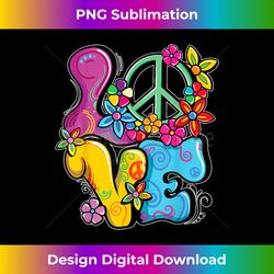 peace sign love 60s 70s costume groovy hippie theme party - sophisticated png sublimation file - ideal for imaginative endeavors