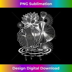 the dharma store - sacred geometry - lotus flowers - contemporary png sublimation design - tailor-made for sublimation craftsmanship