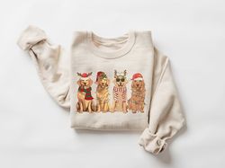 golden retriever christmas sweatshirt, dog christmas shirt, golden mom tshirt, gift for dog lover, holiday sweater, new