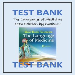 The Language of Medicine 11th Edition by Chabner TEST BANK