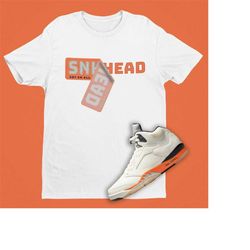 sneakerhead sticker shirt to match air jordan 5 shattered backboard, retro 5 shirt, sneaker art, sneakerhead shirt