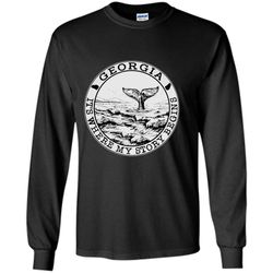 georgia it&8217s where my story begins &8211 gildan long sleeve shirt