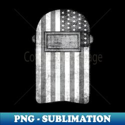 american welder  us flag welding hood - aesthetic sublimation digital file - vibrant and eye-catching typography