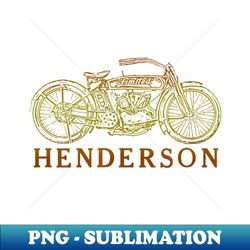 vintage henderson motorcycle - unique sublimation png download - stunning sublimation graphics