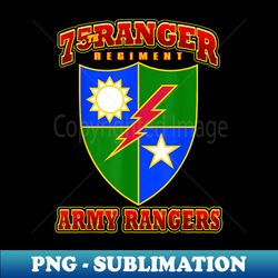 75 ranger regiment army rangers - instant png sublimation download - unlock vibrant sublimation designs