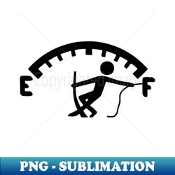 empty fuel gauge - png transparent sublimation design - unleash your creativity