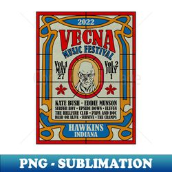 vecna music festival - stranger things - aesthetic sublimation digital file - perfect for sublimation art