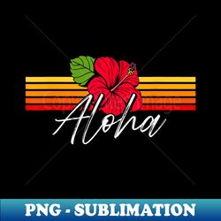 aloha hawaii - modern sublimation png file - revolutionize your designs