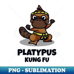 platypus kung fu - retro png sublimation digital download - defying the norms