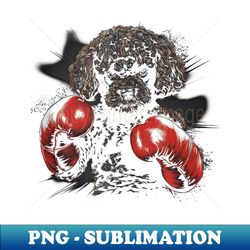 poodle boxing - premium png sublimation file - stunning sublimation graphics