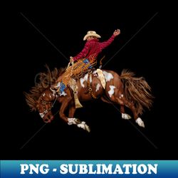 vintage rodeo cowboy - instant sublimation digital download - fashionable and fearless