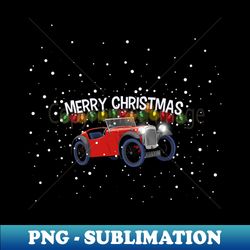 austin 7 vintage car christmas - high-resolution png sublimation file - instantly transform your sublimation projects