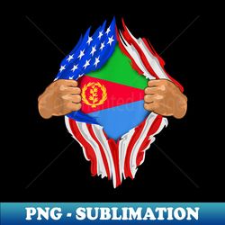 eritrean blood inside me  eritrea flag - elegant sublimation png download - transform your sublimation creations