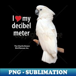 cb moluccan cockatoo decibel meter - png sublimation digital download - unleash your inner rebellion