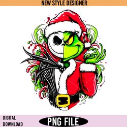 christmas grinch png, nightmare before christmas png, instant download