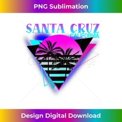 70er 80er in California City Santa Cruz Tank Top - Futuristic PNG Sublimation File - Elevate Your Style with Intricate Details
