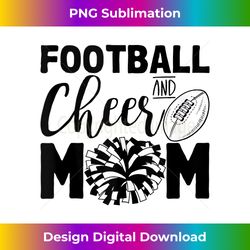 funny sports graphic womens football and cheer mom tank top - minimalist sublimation digital file - customize with flair