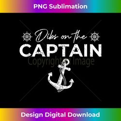 dibs on the captain tank top - sophisticated png sublimation file - enhance your art with a dash of spice