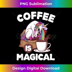 coffee unicorn - sublimation-optimized png file - pioneer new aesthetic frontiers