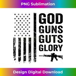 god guns guts & glory - pro gun patriotic camo usa flag - luxe sublimation png download - customize with flair