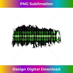 Binary Code Artificial Neural Network Intelligence Humanoid - Futuristic PNG Sublimation File - Channel Your Creative Rebel