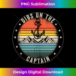 dibs on the captain tank top - sublimation-optimized png file - pioneer new aesthetic frontiers