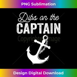 dibs on the captain tank top - artisanal sublimation png file - pioneer new aesthetic frontiers