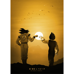 dragon ball sunset