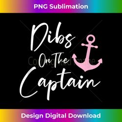 dibs on the captain tank top - luxe sublimation png download - reimagine your sublimation pieces