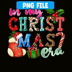 in my christmas era png