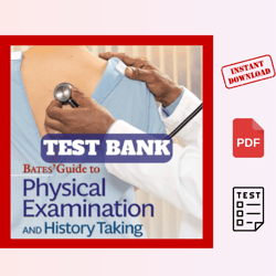 test bank pdf bates' guide to physical examination and history taking