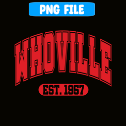 whoville est 1957 red png