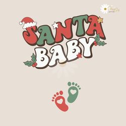 santa baby christmas pregnancy announcement svg file