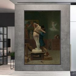 Pygmalion and Galatea by Leon Gerome Canvas, Decor for Home  Office Decoration Ready to Hang-1.jpg