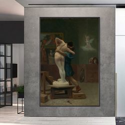 Pygmalion and Galatea by Leon Gerome Canvas, Decor for Home  Office Decoration Ready to Hang.jpg