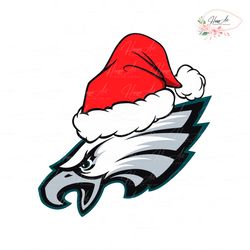 nfl philadelphia eagles santa hat svg