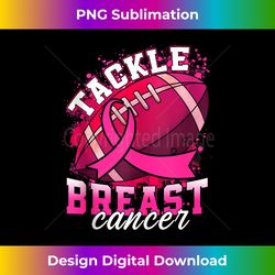 tackle breast cancer awareness fighting american football tank top - chic sublimation digital download - immerse in creativity with every design