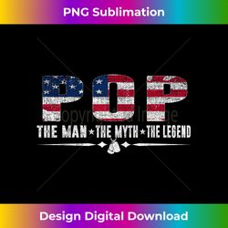 pop dad usa flag father's day birthday christmas 4th of july - contemporary png sublimation design - animate your creative concepts