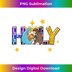 Oh Holy Night Baby Jesus Merry Christmas Xmas Pajama Holiday Long Sleeve - Futuristic PNG Sublimation File - Reimagine Your Sublimation Pieces