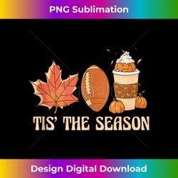 the season pumpkin spice latte halloween fall football tank top - urban sublimation png design - chic, bold, and uncompromising