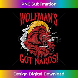Wolfman's Got Nards Design For Wolves Fans - Bespoke Sublimation Digital File - Striking & Memorable Impressions