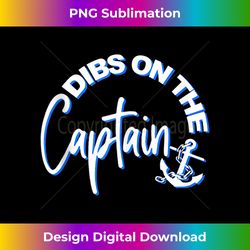 wife dibs on the captain tank top - bespoke sublimation digital file - tailor-made for sublimation craftsmanship