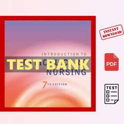 introduction to critical care nursing 7th edition test bank by sole, klein