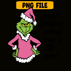 maybe christmas perhaps means a little more svg