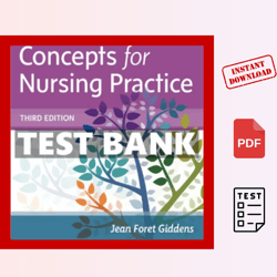 concepts for nursing practice third edition test bank instant download pdf