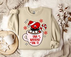 bad bunny christmas ornament sweatshirt - festive holiday music fan apparel - bunny lover gift