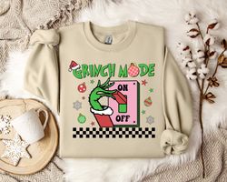 christmas mode sweatshirt  holiday cheer pullover  festive winter jumper  cozy xmas sweater  seasonal apparel